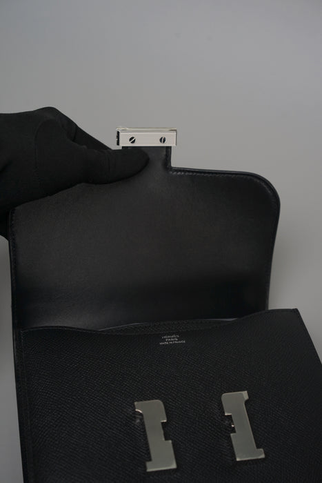 Hermes Constance 18 in Noir Epsom Phw (Brand New)