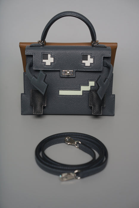 Hermes Kelly Dole Picto in Gristy Misty Phw