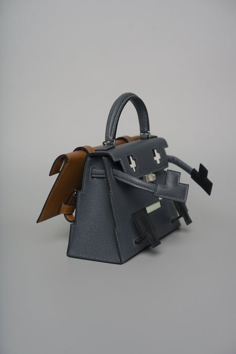 Hermes Kelly Dole Picto in Gristy Misty Phw