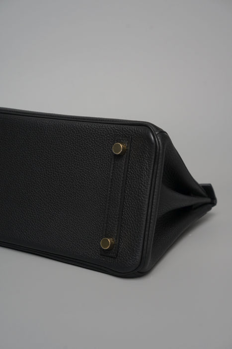 Hermes Birkin 25 in Noir Togo Ghw (Brand New)