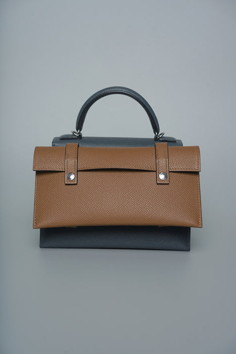Hermes Kelly Dole Picto in Gristy Misty Phw