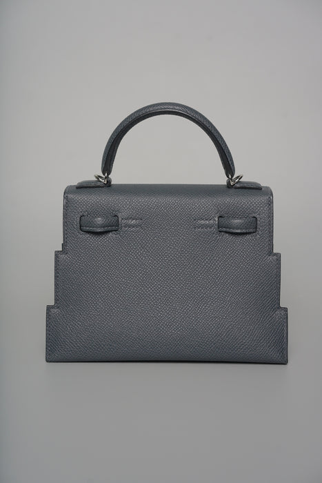 Hermes Kelly Dole Picto in Gristy Misty Phw