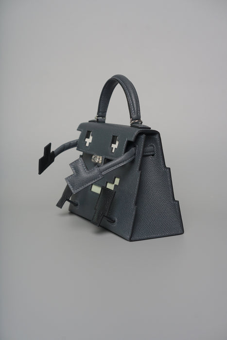 Hermes Kelly Dole Picto in Gristy Misty Phw