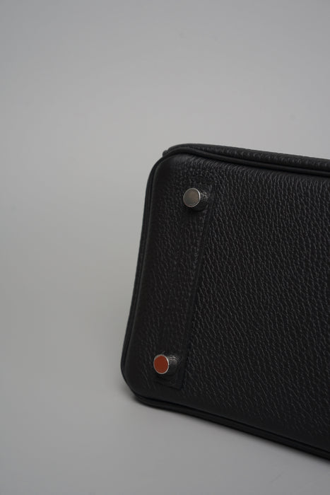 Hermes Birkin 25 in Noir Togo Phw (Brand New)