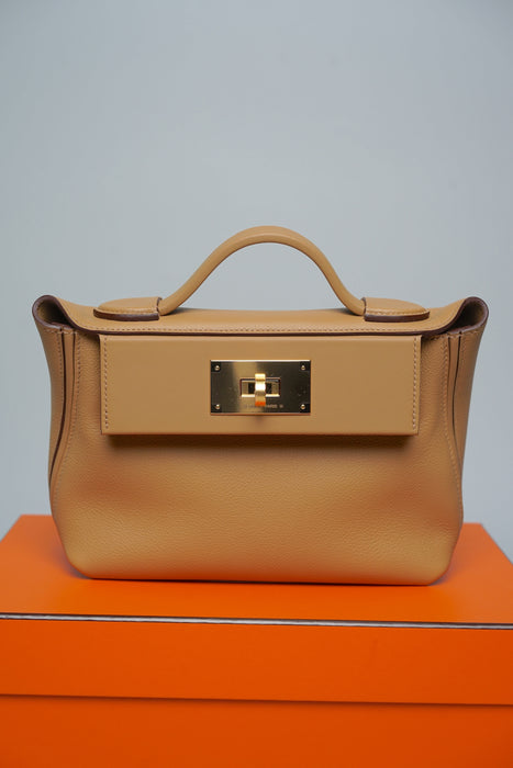 Hermes 2424-21 in Biscuit Ghw (Brand New)
