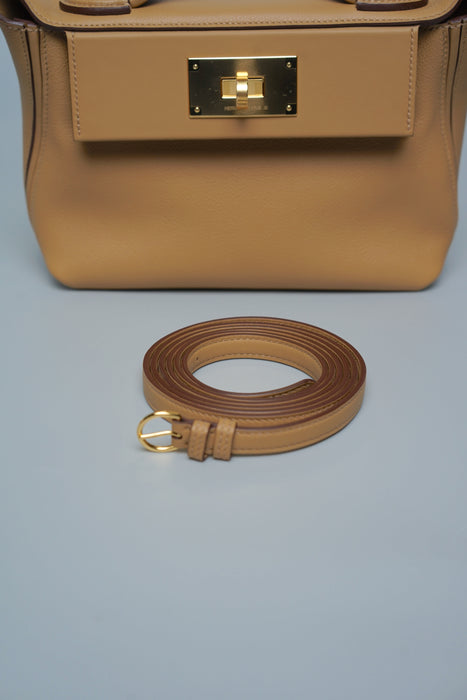 Hermes 2424-21 in Biscuit Ghw (Brand New)