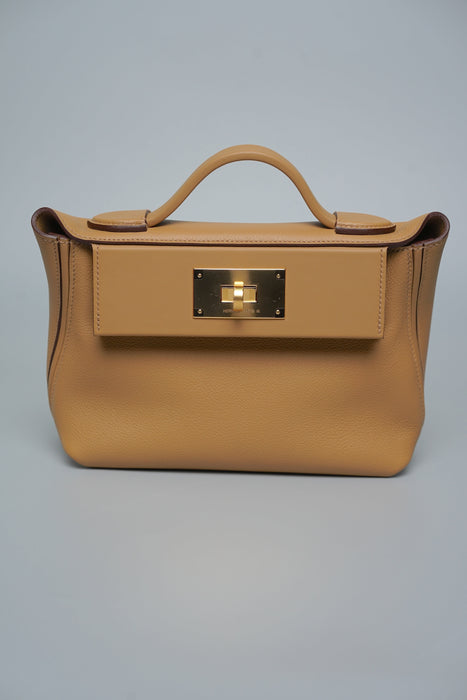Hermes 2424-21 in Biscuit Ghw (Brand New)