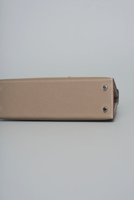 Hermes Kelly 20 in Etoupe Epsom Phw (Brand New)