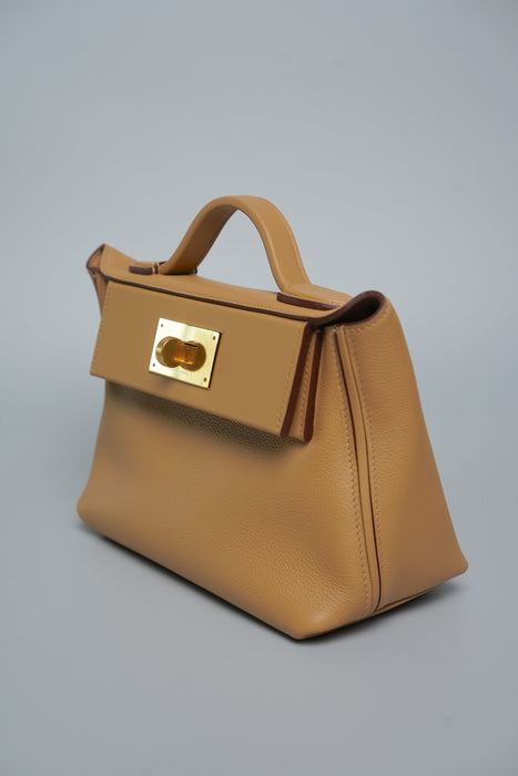 Hermes 2424-21 in Biscuit Ghw (Brand New)