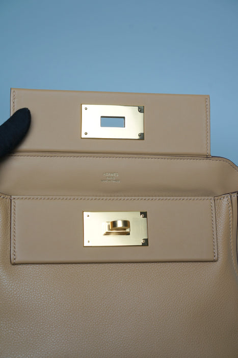 Hermes 2424-21 in Biscuit Ghw (Brand New)