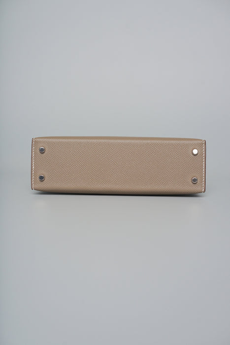 Hermes Kelly 20 in Etoupe Epsom Phw (Brand New)