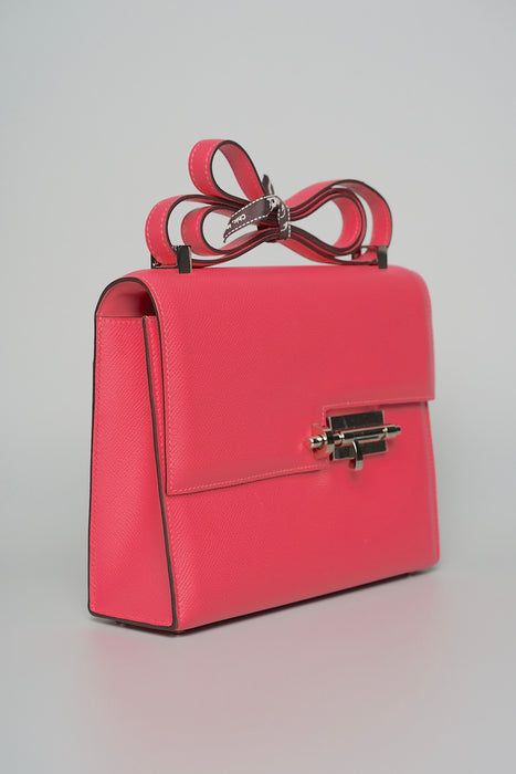 Hermes Verrou 21 in Rose Azalea Epsom Phw