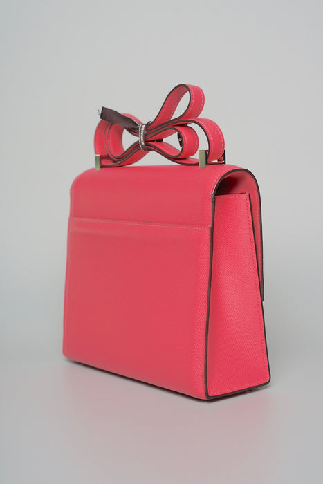 Hermes Verrou 21 in Rose Azalea Epsom Phw