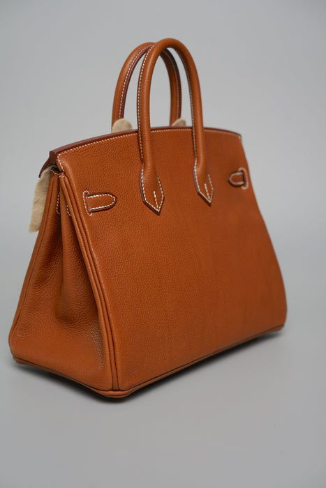 Hermes Birkin 25 in Fauve Barenia Faubourg Ghw (Brand New)
