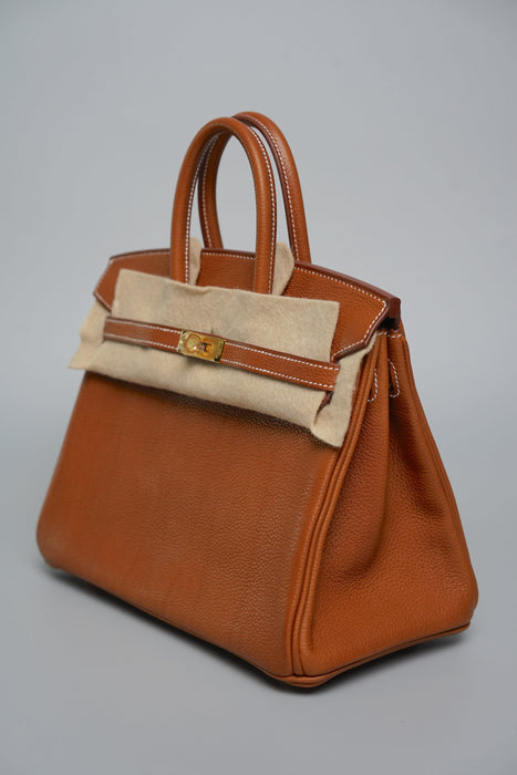Hermes Birkin 25 in Fauve Barenia Faubourg Ghw (Brand New)