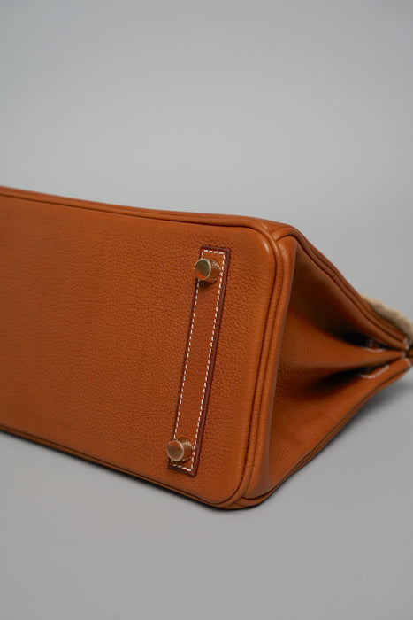 Hermes Birkin 25 in Fauve Barenia Faubourg Ghw (Brand New)