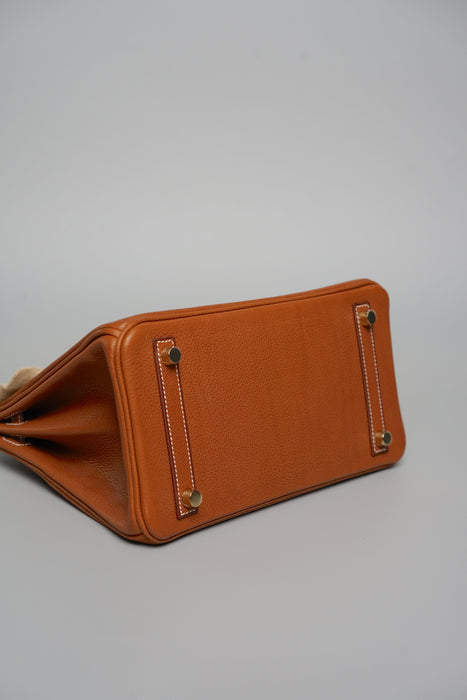 Hermes Birkin 25 in Fauve Barenia Faubourg Ghw (Brand New)