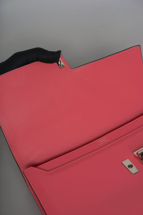 Hermes Verrou 21 in Rose Azalea Epsom Phw