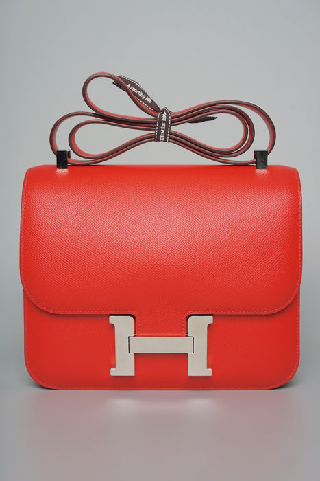 Hermes Constance 24 in Rose Jaipur Epsom Phw