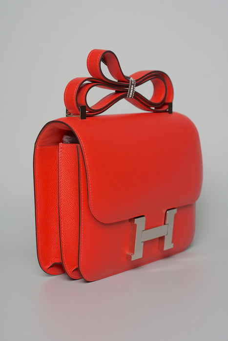 Hermes Constance 24 in Rose Jaipur Epsom Phw