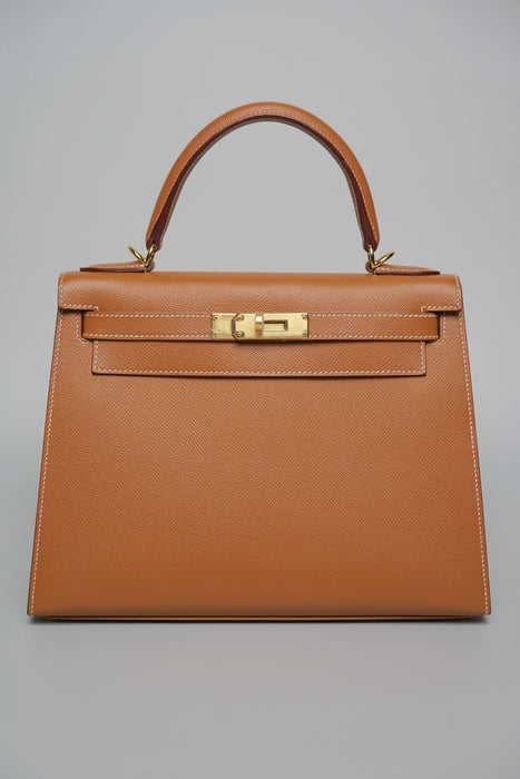 Hermes Kelly II 28 Sellier in Gold Ghw (Brand New)