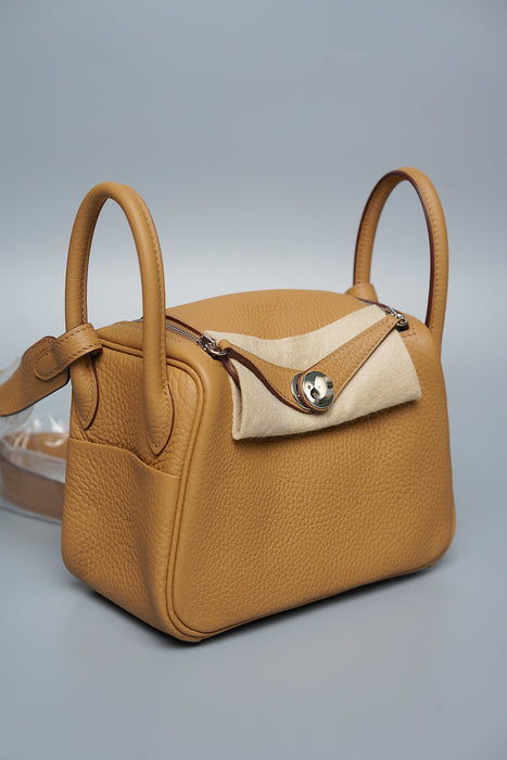 Hermes Mini Lindy in Biscuit Phw (Brand New)