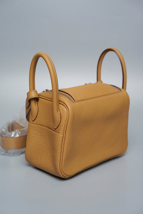 Hermes Mini Lindy in Biscuit Phw (Brand New)