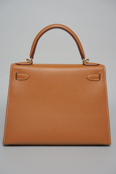 Hermes Kelly II 28 Sellier in Gold Ghw (Brand New)