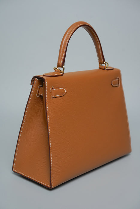 Hermes Kelly II 28 Sellier in Gold Ghw (Brand New)