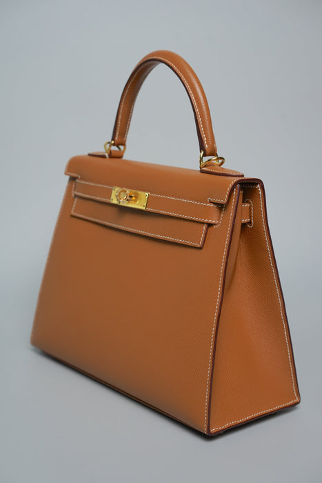 Hermes Kelly II 28 Sellier in Gold Ghw (Brand New)