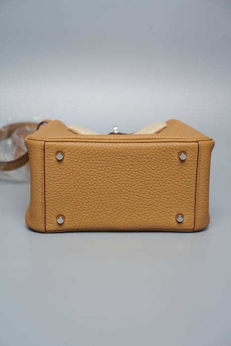 Hermes Mini Lindy in Biscuit Phw (Brand New)