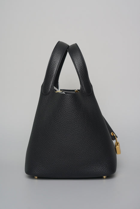 Hermes Picotin 18 in Black Ghw (Brand New)