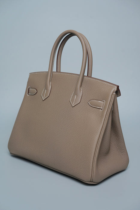 Hermes Birkin 30 in Etoupe Togo Ghw (Brand New)