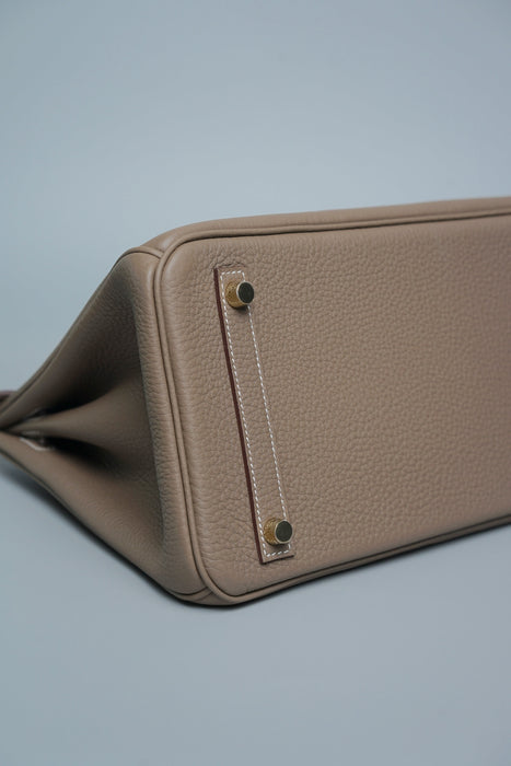 Hermes Birkin 30 in Etoupe Togo Ghw (Brand New)