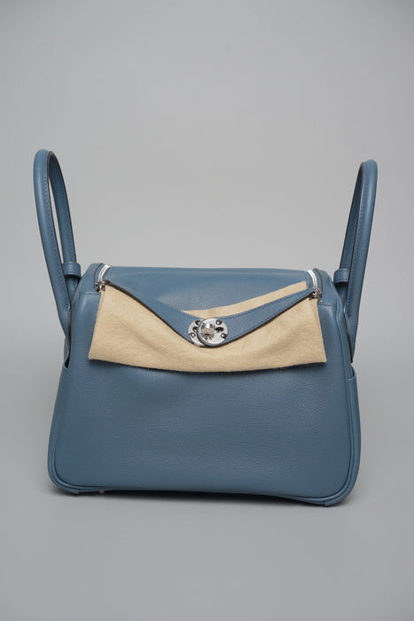 Hermes Lindy 26 in Bleu Tempete Phw (Brand New)