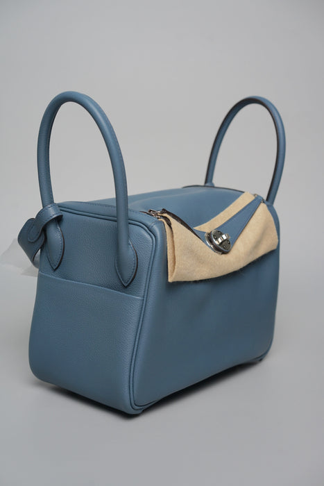 Hermes Lindy 26 in Bleu Tempete Phw (Brand New)