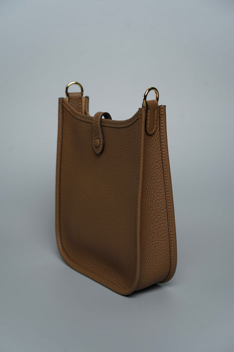 Hermes Mini Evelyne in Alezan Ghw (Brand New)