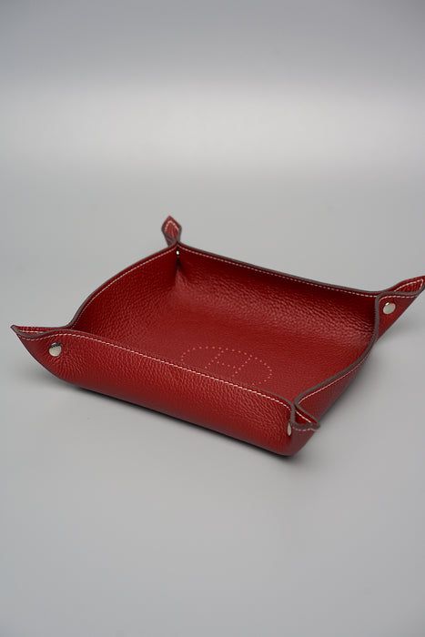 Hermes Change Tray in Rouge H