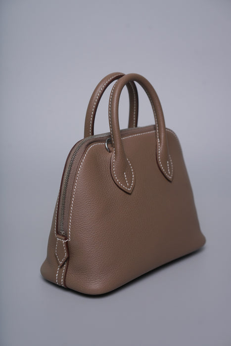 Hermes Mini Bolide in Etoupe Evercolor Phw (Brand New)