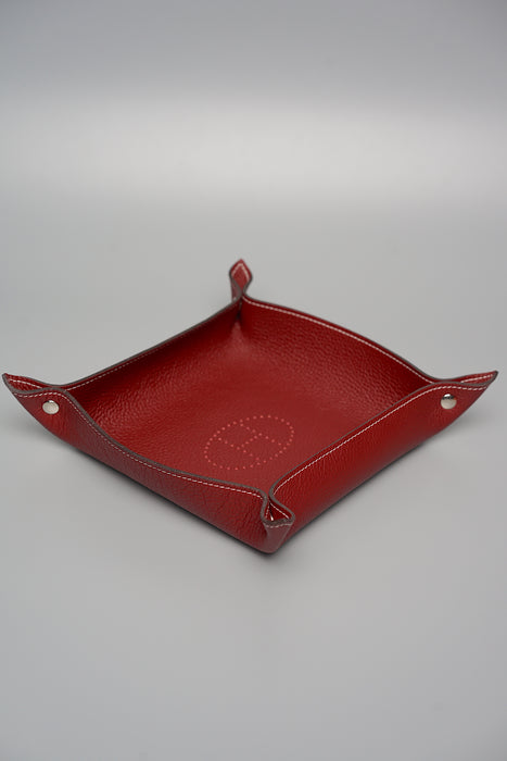 Hermes Change Tray in Rouge H