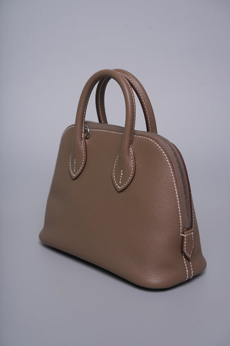Hermes Mini Bolide in Etoupe Evercolor Phw (Brand New)
