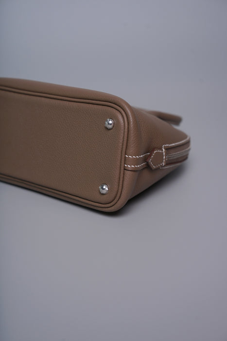 Hermes Mini Bolide in Etoupe Evercolor Phw (Brand New)