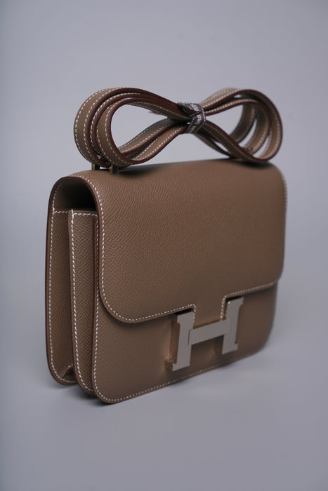 Hermes Constance 18 in Etoupe Epsom Phw (Brand New)