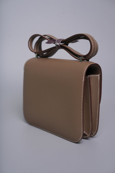 Hermes Constance 18 in Etoupe Epsom Phw (Brand New)