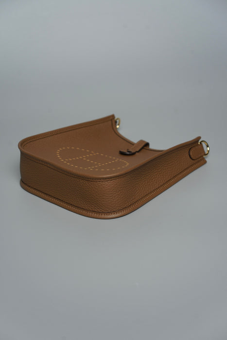 Hermes Mini Evelyne in Alezan Ghw (Brand New)