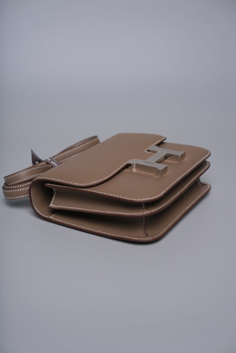 Hermes Constance 18 in Etoupe Epsom Phw (Brand New)