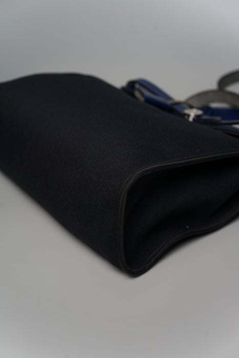 Hermes Herbag 31 in Navy / Noir Phw