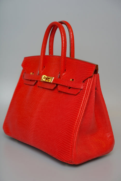Hermes Birkin 25 in Rouge Lizard Ghw - Coming soon