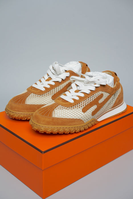 Hermes Jet Sneaker in Beige Lin/Naturel Size 38 (Brand New)