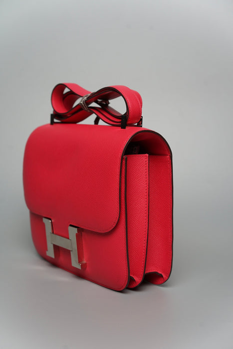 Hermes Constance 24 in Rose Extreme Phw